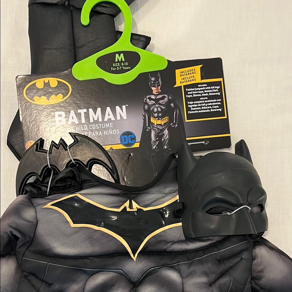 Batman Kids Costume - Black and Gray